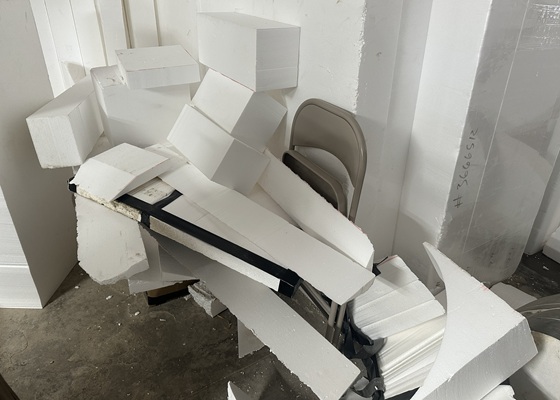 EPS offcuts from prefabricated construction