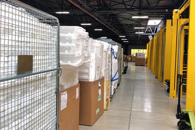 EPS Packaging for Televisions
